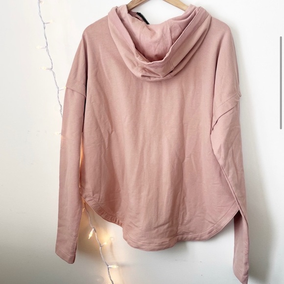 NWT Free People All Day Everyday Zip Up Mauve - Picture 5 of 8
